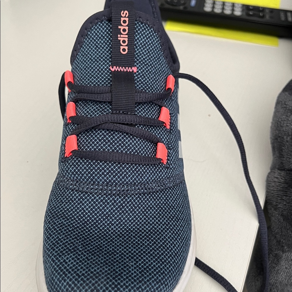 Adidas Blue and Pink Athletic Shoes